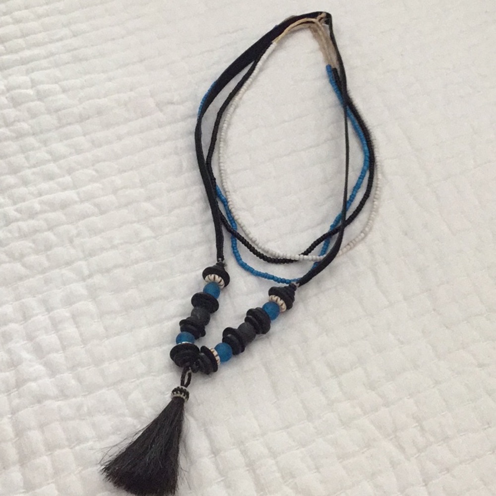 Twine and twig necklace set